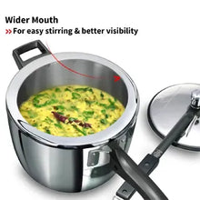 Hawkins Tri-Ply Stainless Steel Pressure Cooker (4.5 Litre, Induction Compatible) (HSST 45)
