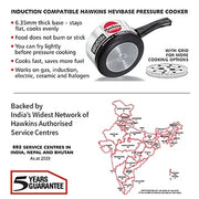 Hawkins Hevibase Pressure Cooker with Double Thick Base (2 Litre, Induction Compatible) (IH 20)