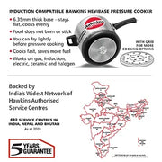 Hawkins Hevibase Pressure Cooker (6.5 Litre, Induction Compatible) (IH 65)
