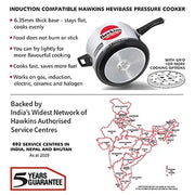 Hawkins Hevibase Pressure Cooker (8 Litre, Induction Compatible) (IH 80)