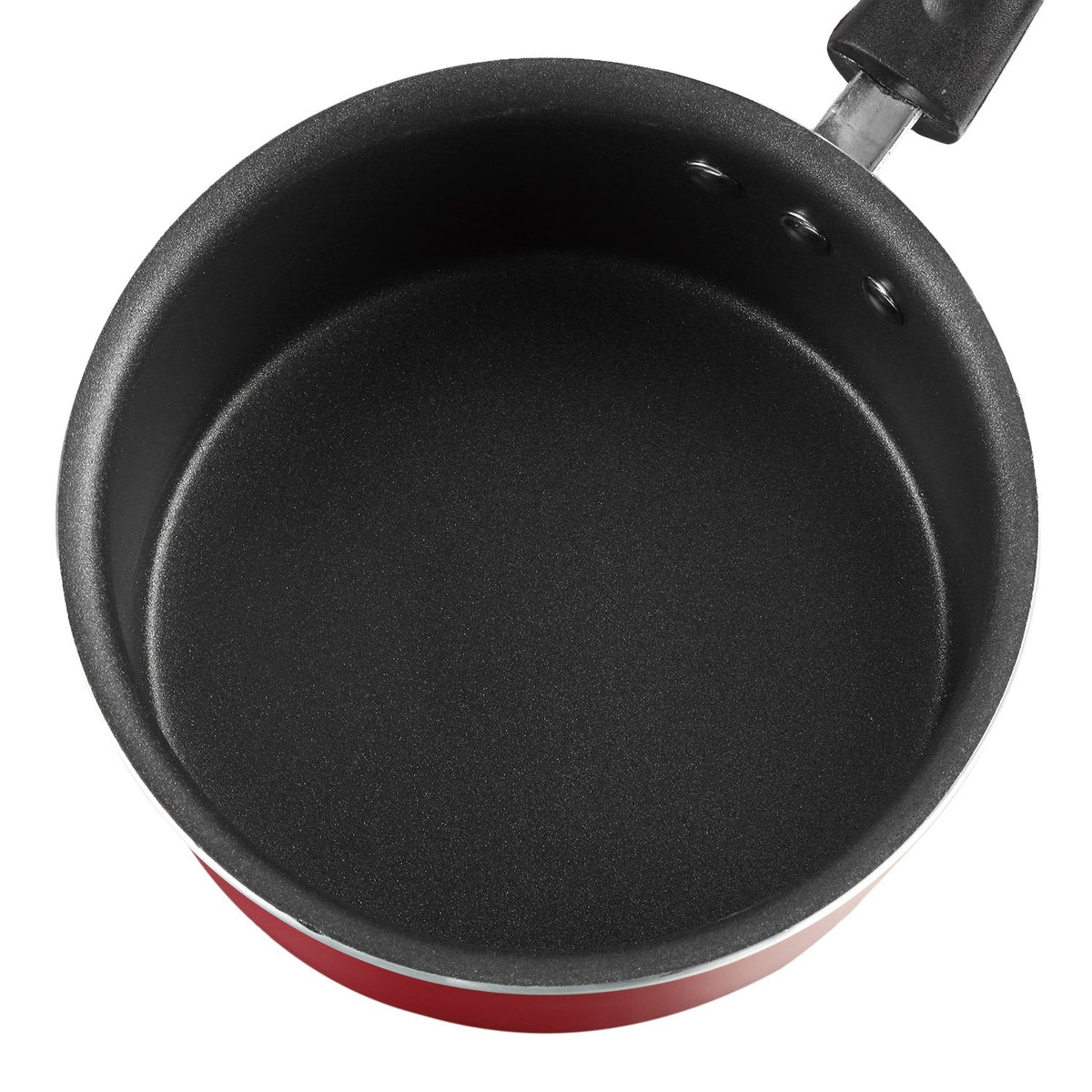 Vinod Zest Non-Stick Saucepan with Glass Lid, Induction Friendly (1.6 L)