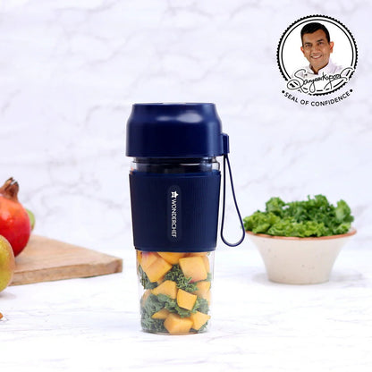 Wonderchef Nutri Cup Portable Blender (Blue, 300ml)