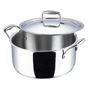 Vinod Platinum Triply Stainless Steel Saucepot with Lid (1.8 L)