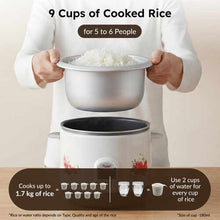 Prestige PRWO 2.8-2 Electric Rice Cooker, White & Red (2.8L)