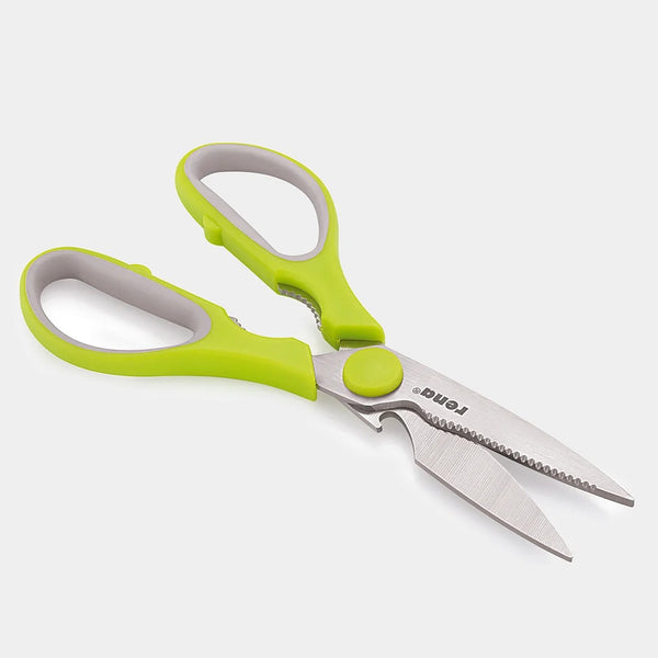 Rena Universal Kitchen Scissor, Stainless Steel Multi-Purpose Scissors, Bottle Opener & Nut Cracker
