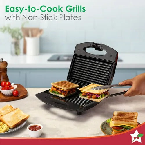 Wonderchef Acura Plus Sandwich Griller (Black, 750W)