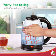 Wonderchef Essenza Cool Touch Electric Kettle (Black, 1.8 Litre)