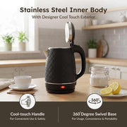 Prestige PKCT Electric Kettle (Black, 1.5 Litre)