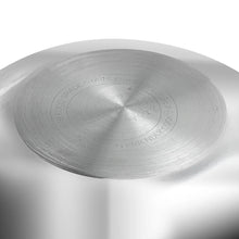 Vinod Platinum Triply Stainless Steel Deep Frypan with Lid, Induction Friendly (22 cm)