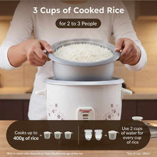 Prestige Delight PRWO 1.0 Electric Rice Cooker, Off White (1L)