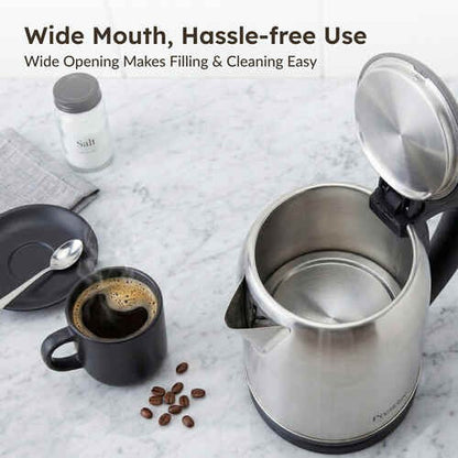 Prestige PKNSS Electric Kettle (Silver & Black, 1 Litre)
