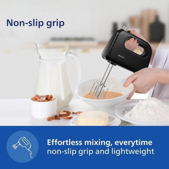 Philips Hand Mixer (Black, 300W)