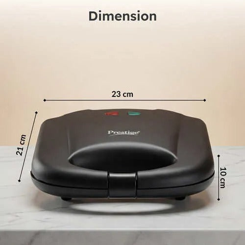Prestige PSMFB Sandwich Toaster (Black, 800W)