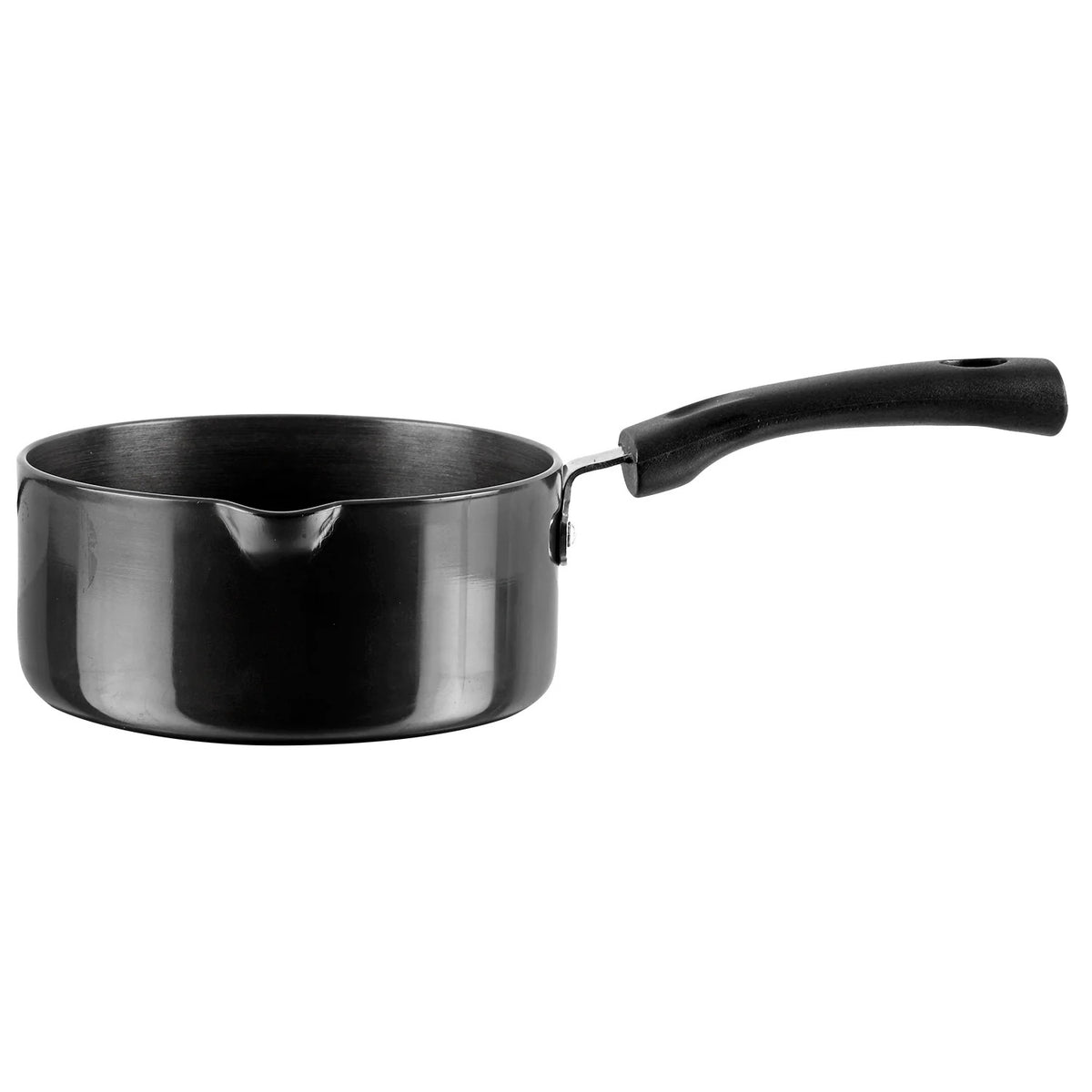 Vinod Hard Anodised Saucepan with Glass Lid (18 cm)