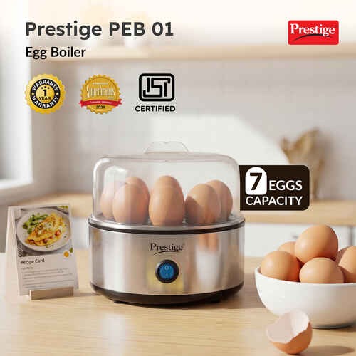 Prestige PEB 01 Egg Boiler (7 Egg Capacity, 350W)