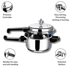 Vinod 18/8 Stainless Steel Outer Lid Pressure Cooker, Induction Friendly (2 L)