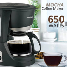 Pringle Mocha 4-Cup Drip Coffee Maker (Black, 600ml)