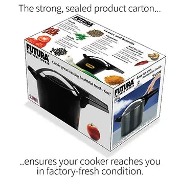 Hawkins Futura Hard Anodised Pressure Cooker (9 Litre, Inner Lid Pressure Cooker) (FP 90)