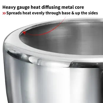 Hawkins Tri-Ply Stainless Steel Pressure Cooker (4.5 Litre, Induction Compatible) (HSST 45)