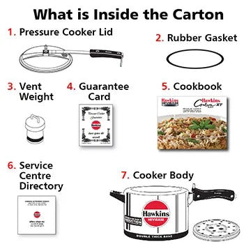 Hawkins Hevibase Pressure Cooker (8 Litre, Induction Compatible) (IH 80)