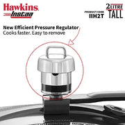 Hawkins Instaa Pressure Cooker (2 Litre, Induction Compatible) (IIH 2T)