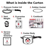 Hawkins Miss Mary Pressure Cooker (1.5 Litre, Aluminium Pressure Cooker) (MM 15)