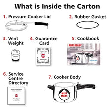 Hawkins Miss Mary Pressure Cooker (5 Litre, Aluminium Pressure Cooker) (MM 50)