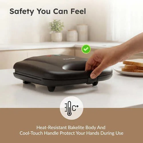 Prestige PSMFB Sandwich Toaster (Black, 800W)