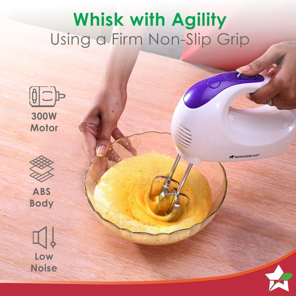 Wonderchef Acura Plus Hand Mixer (White, 200W)