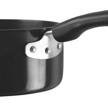 Vinod Hard Anodised Saucepan with Glass Lid (18 cm)