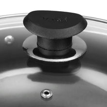Vinod Hard Anodised Deep Kadai with Glass Lid (18 cm)