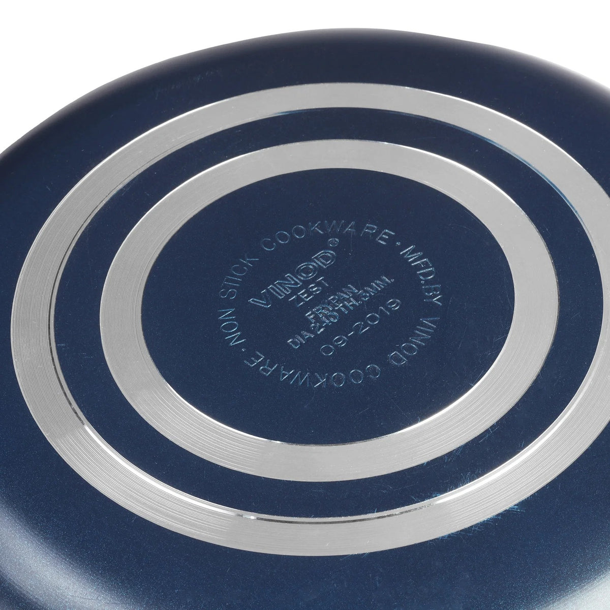 Vinod Zest Non-Stick Deep Fry Pan with Glass Lid (22 cm)