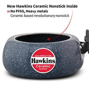Hawkins Ceramic Pressure Cooker (2 Litre, Induction Compatible) (ICC 20)