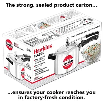 Hawkins Classic Induction Pressure Cooker (4 Litre, Aluminium Inner Lid Cooker) (ICL 40)