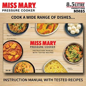Hawkins Miss Mary Pressure Cooker (8.5 Litre, Aluminium Pressure Cooker) (MM 85)