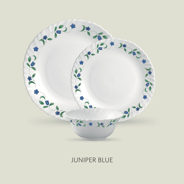La Opala Diva Classique Juniper Blue 35 Piece Dinner Set