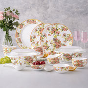 Larah by Borosil Amora Premia Opalware Dinner Set – 51 Pieces - image 1