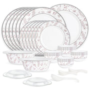 Larah by Borosil Grandeur Premia Opalware Dinner Set – 37 Pieces - product image 2