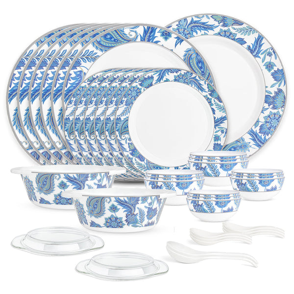 Larah by Borosil New Iris Premia Opalware Dinner Set – 37 Pieces - product image 2