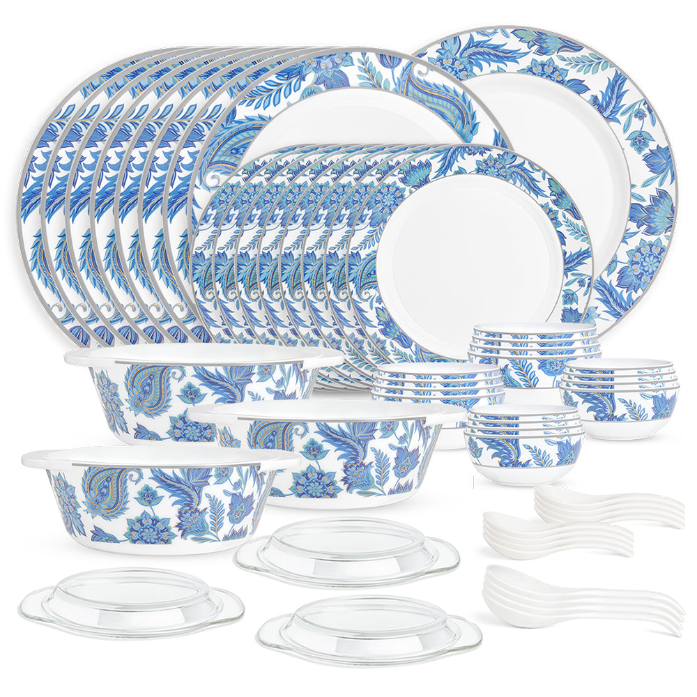 Larah by Borosil New Iris Premia Opalware Dinner Set – 51 Pieces - image 2