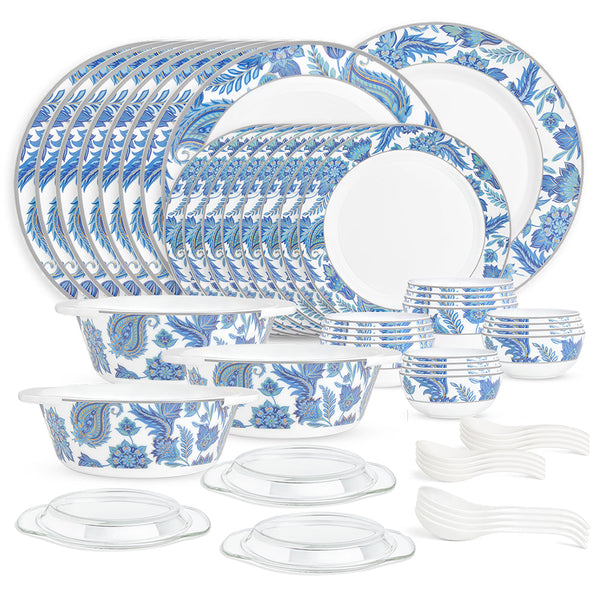 Larah by Borosil New Iris Premia Opalware Dinner Set – 51 Pieces - image 2