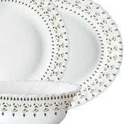 Larah by Borosil Ora Gold Opalware Dinner Set 27 Pieces