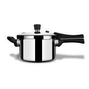 Stahl Xpress 5 Litre Broad Triply Stainless Steel Outer Lid Pressure Cooker ISI Certified Induction Compatible Serves 4–6