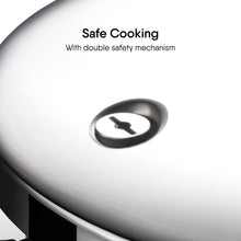 Stahl Xpress 6 Litre Broad Triply Stainless Steel Outer Lid Pressure Cooker ISI Certified Induction Compatible Serves 6–8