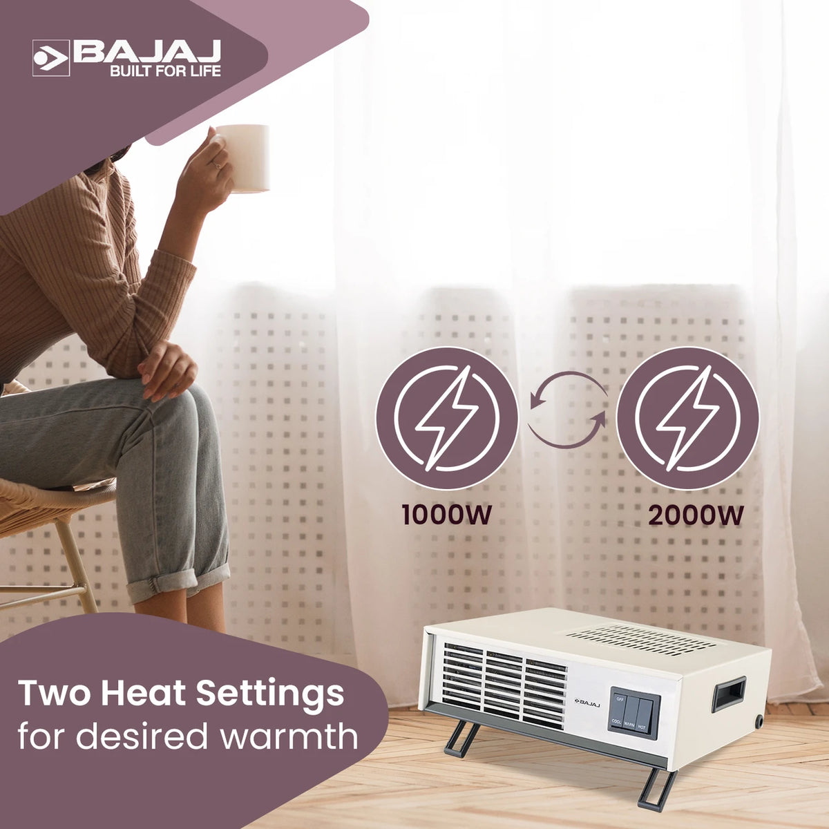 Bajaj Blow Hot Room Heater