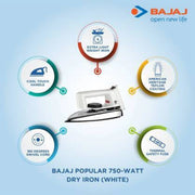 Bajaj Dry Iron (750W)