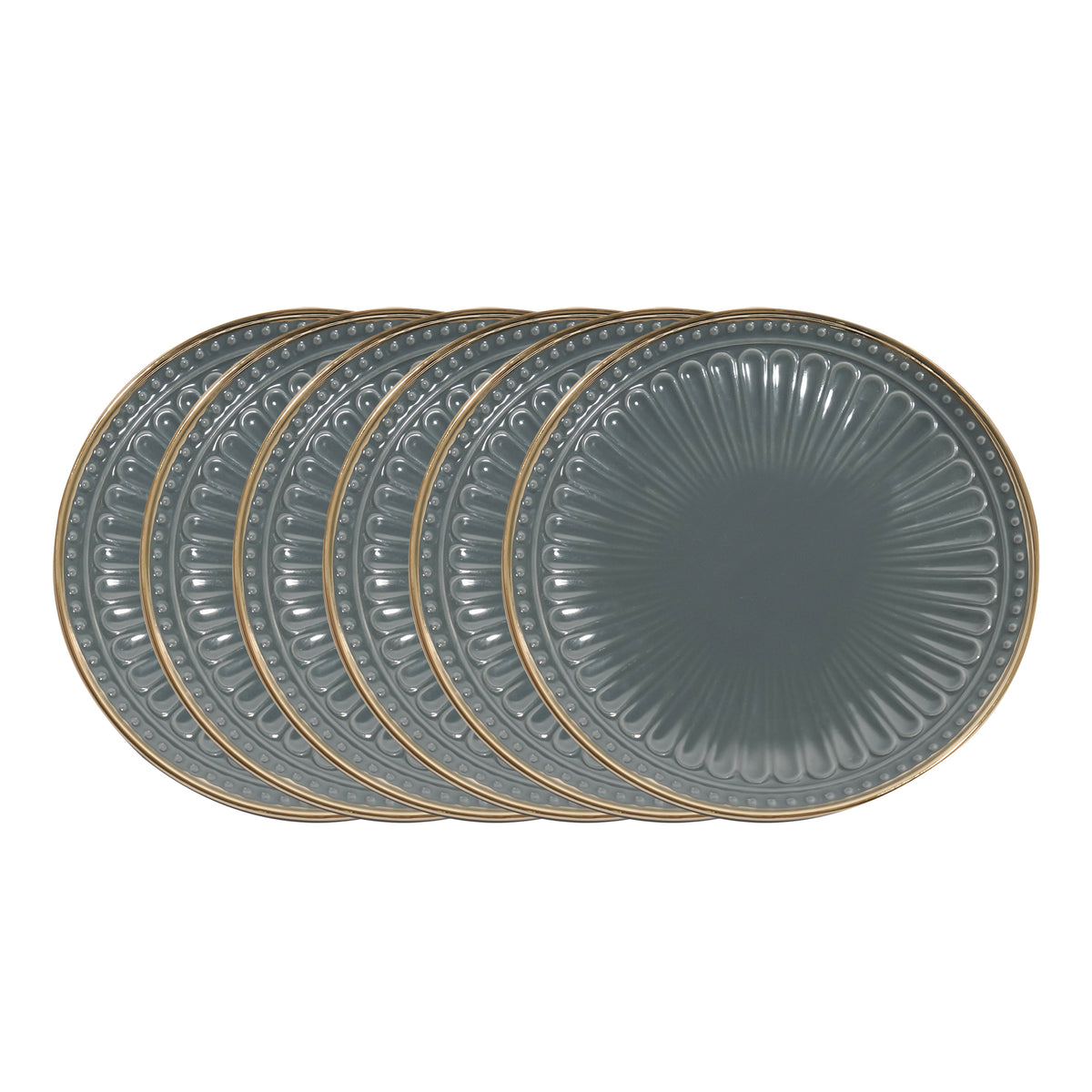 Addox Ceramic Round Snack Set - Image 2