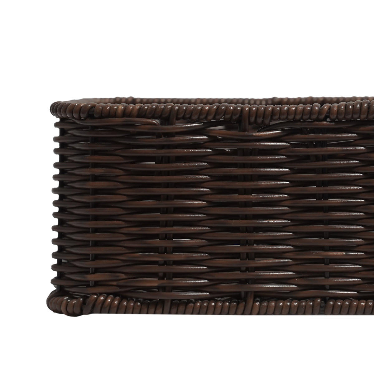 Wooden Rectangle Deep Basket Medium - Image 3