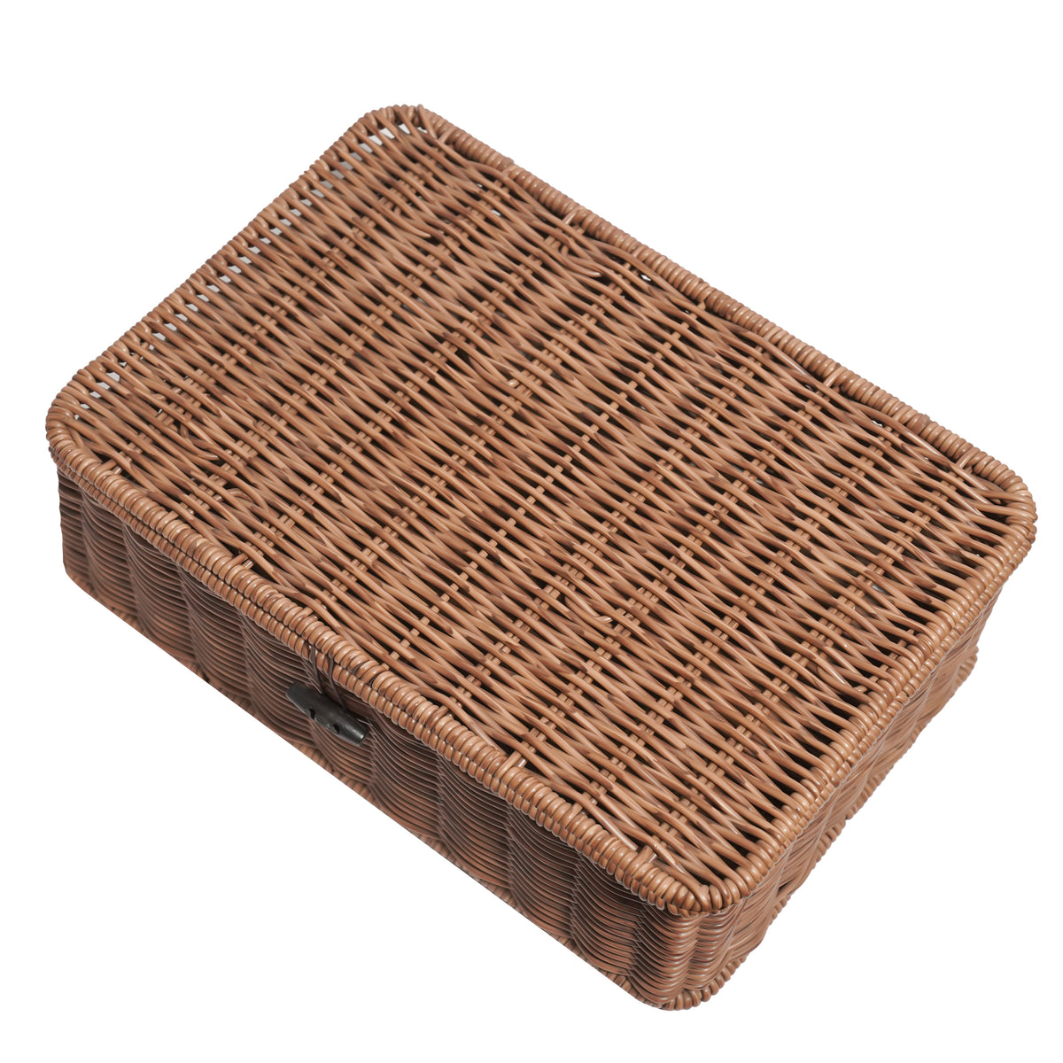 Wooden Basket With Lid Large - Image 2