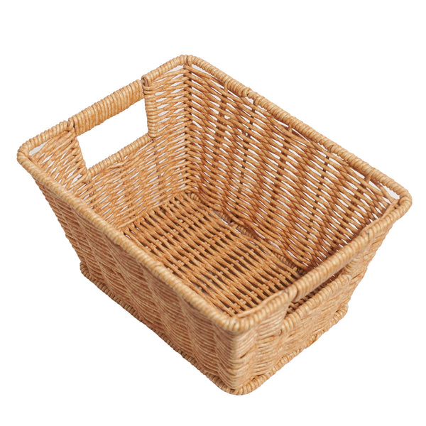 Wooden Deep Rectangle Basket - Image 1
